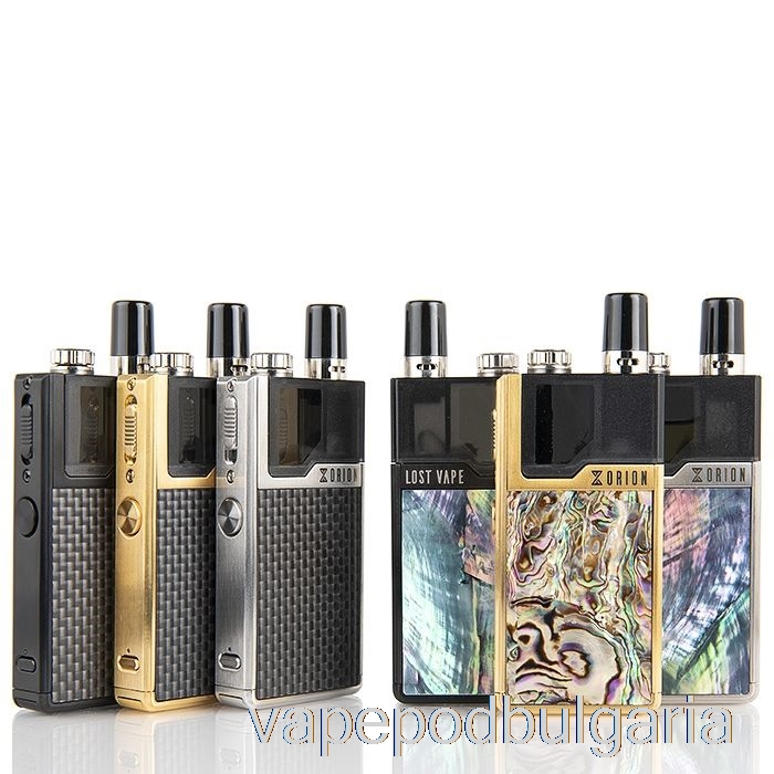 Vape 10000 Дръпки Lost Vape Orion 40w Dna Go Pod System пълен комплект - неръждаема рамка - Ocean Scallop